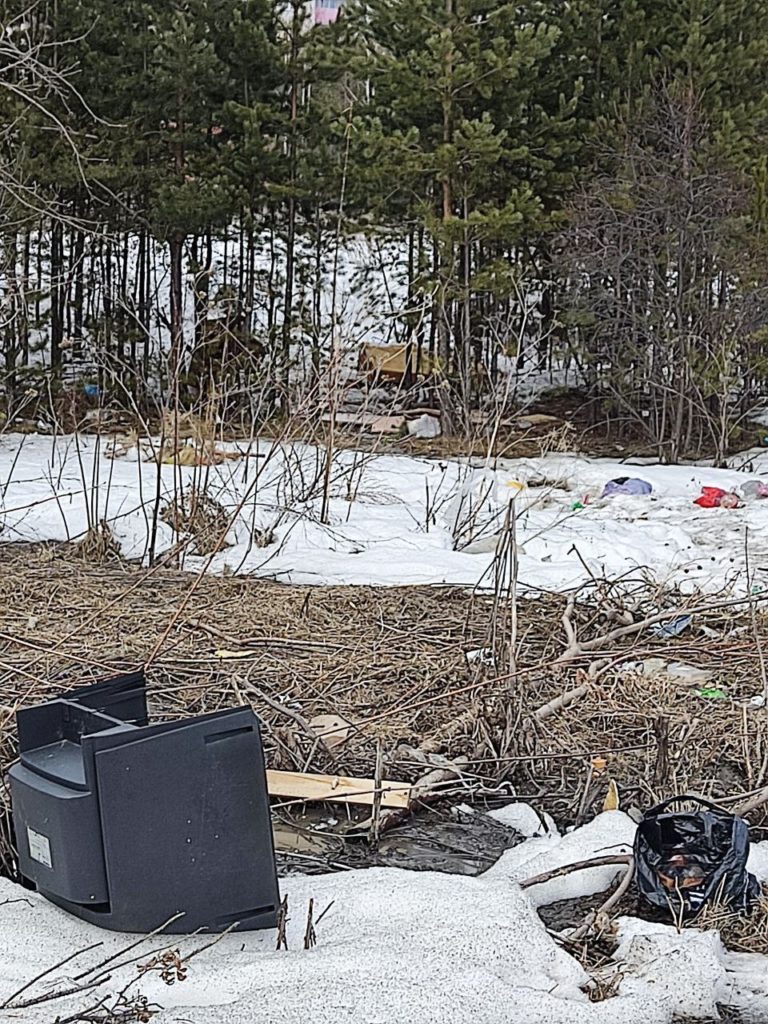 Кыштым,Каолиновый, помойка